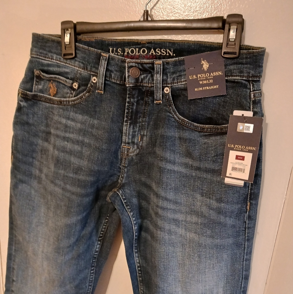 NWT! U.S. POLO ASSOC JEANS Sz 30/32
